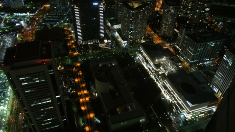 横浜美術館方面の夜景