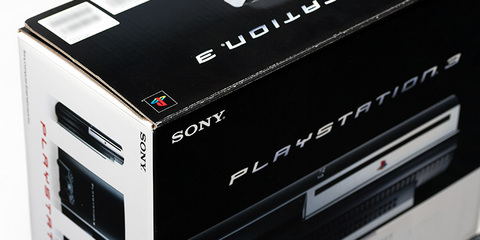 初期型PlayStation3の箱