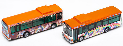 東海バス オレンジシャトル ラブライブ!サンシャイン!! ラッピングバス 2号車＆3号車