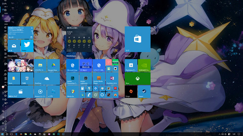 Windows10のスタート画面